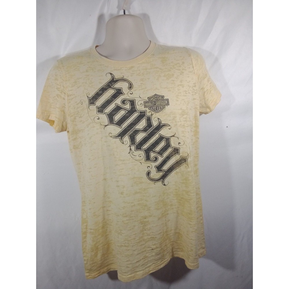 Harley Davidson Susquehanna Valley Harrisburg PA Yellow Women's Size XXL RN...